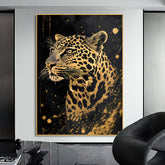 Toile - Gold Panther